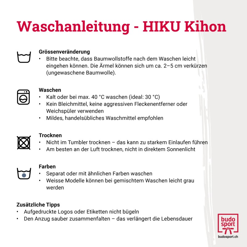Element 9 von 10 (Bild) – HIKU Kihon II Karate-Anzug